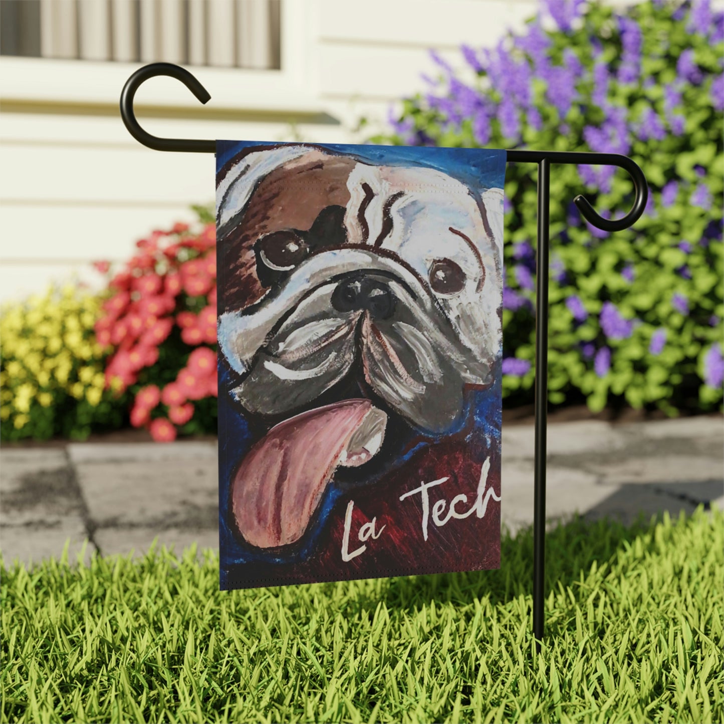 Bulldog Garden Flag