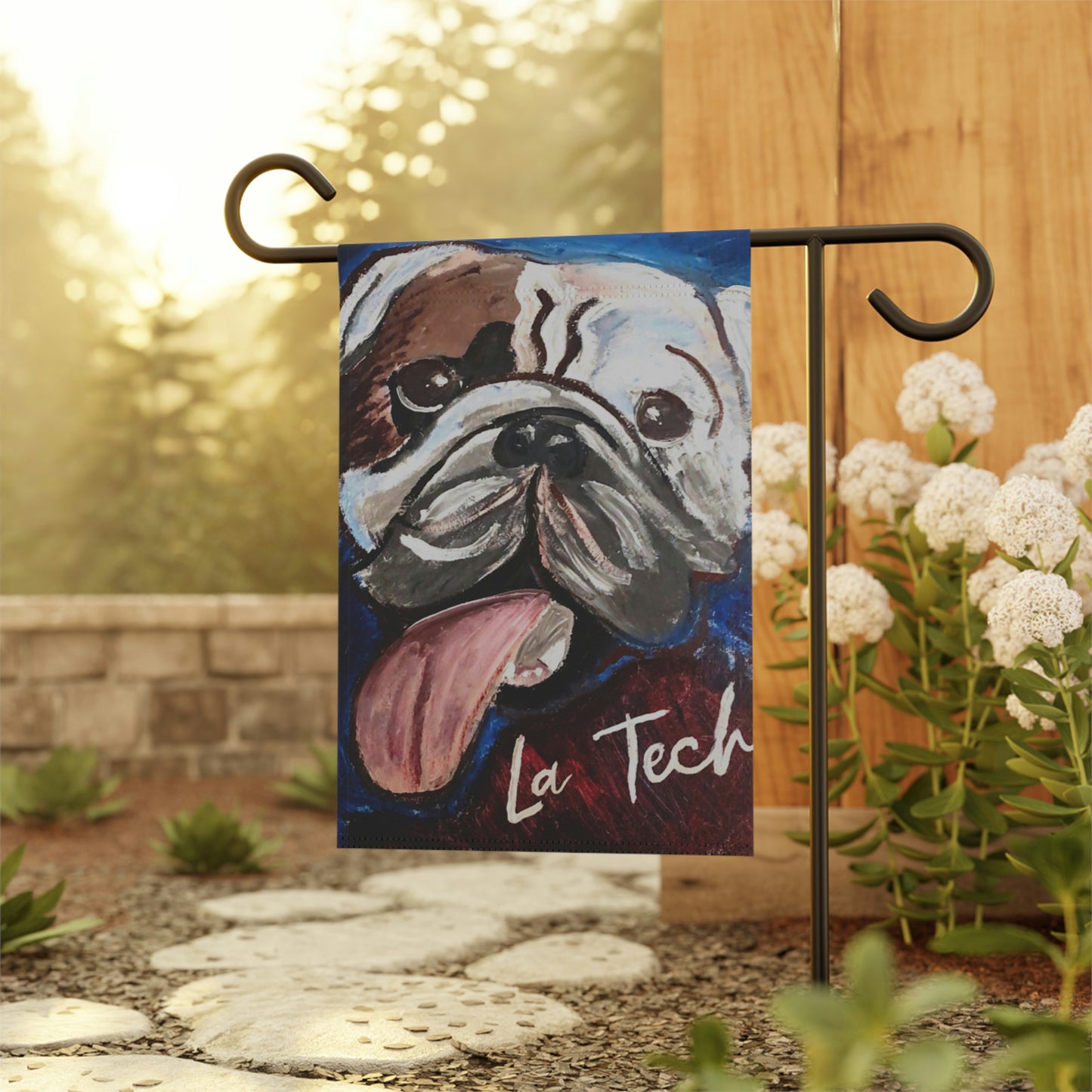 Bulldog Garden Flag