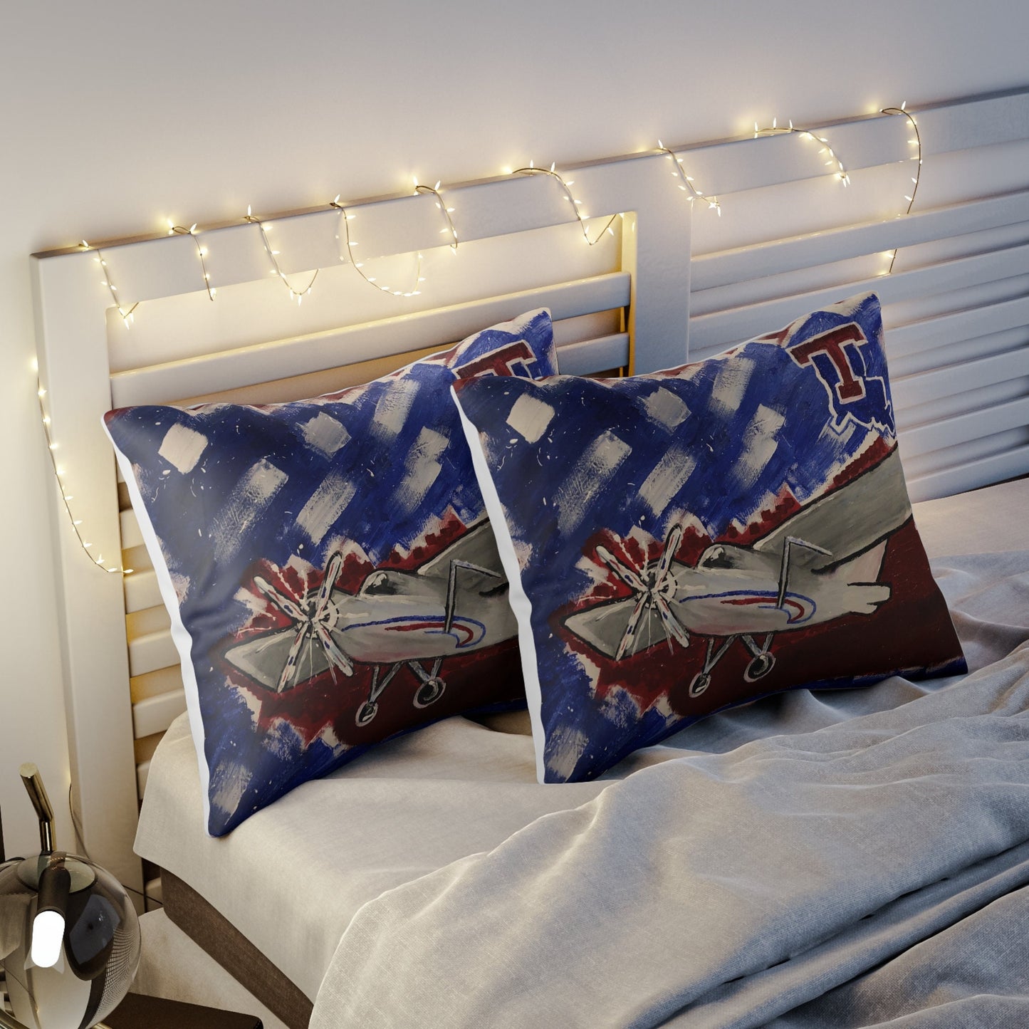 LA Tech Aviation Pillow Sham