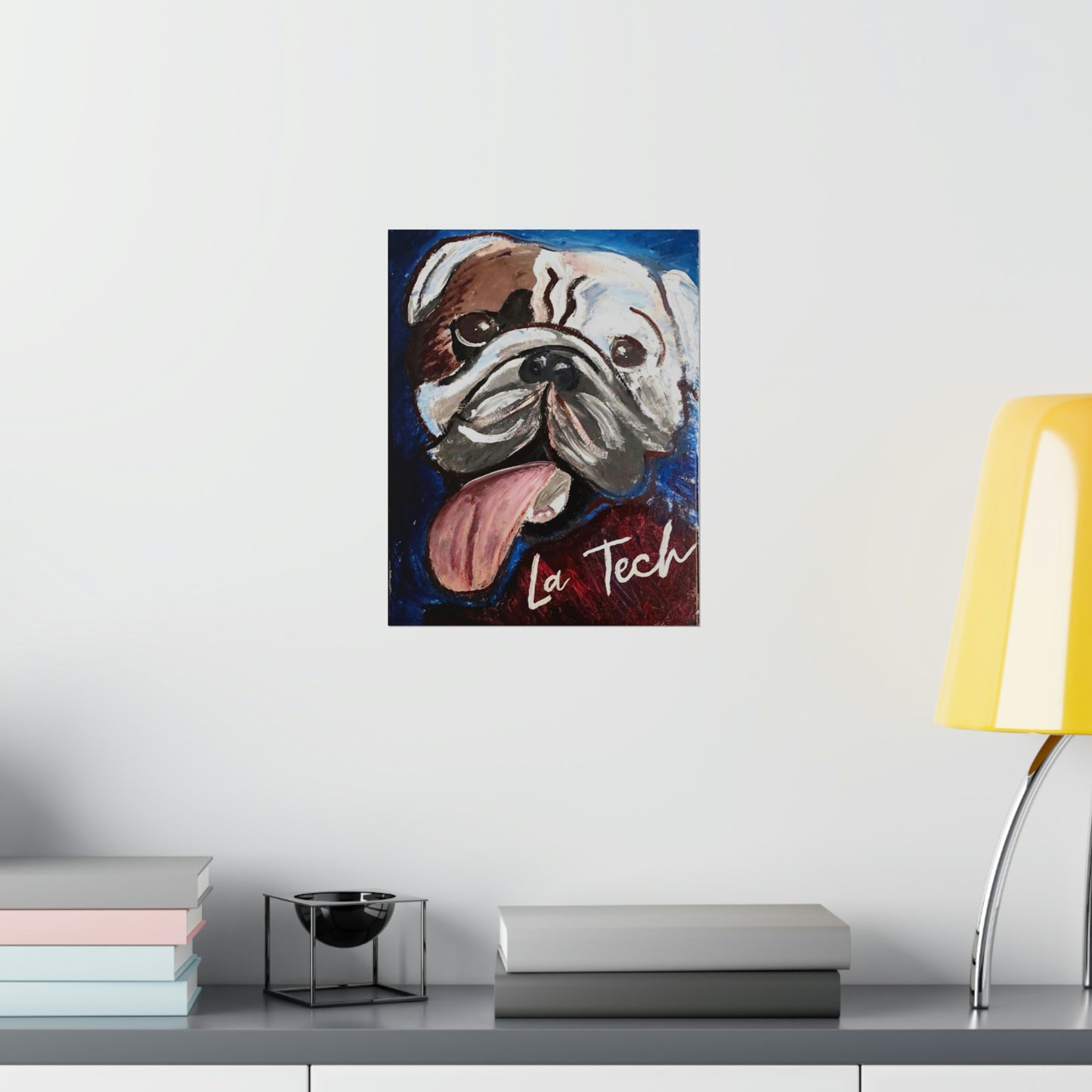 La Tech Bulldog Matte Poster