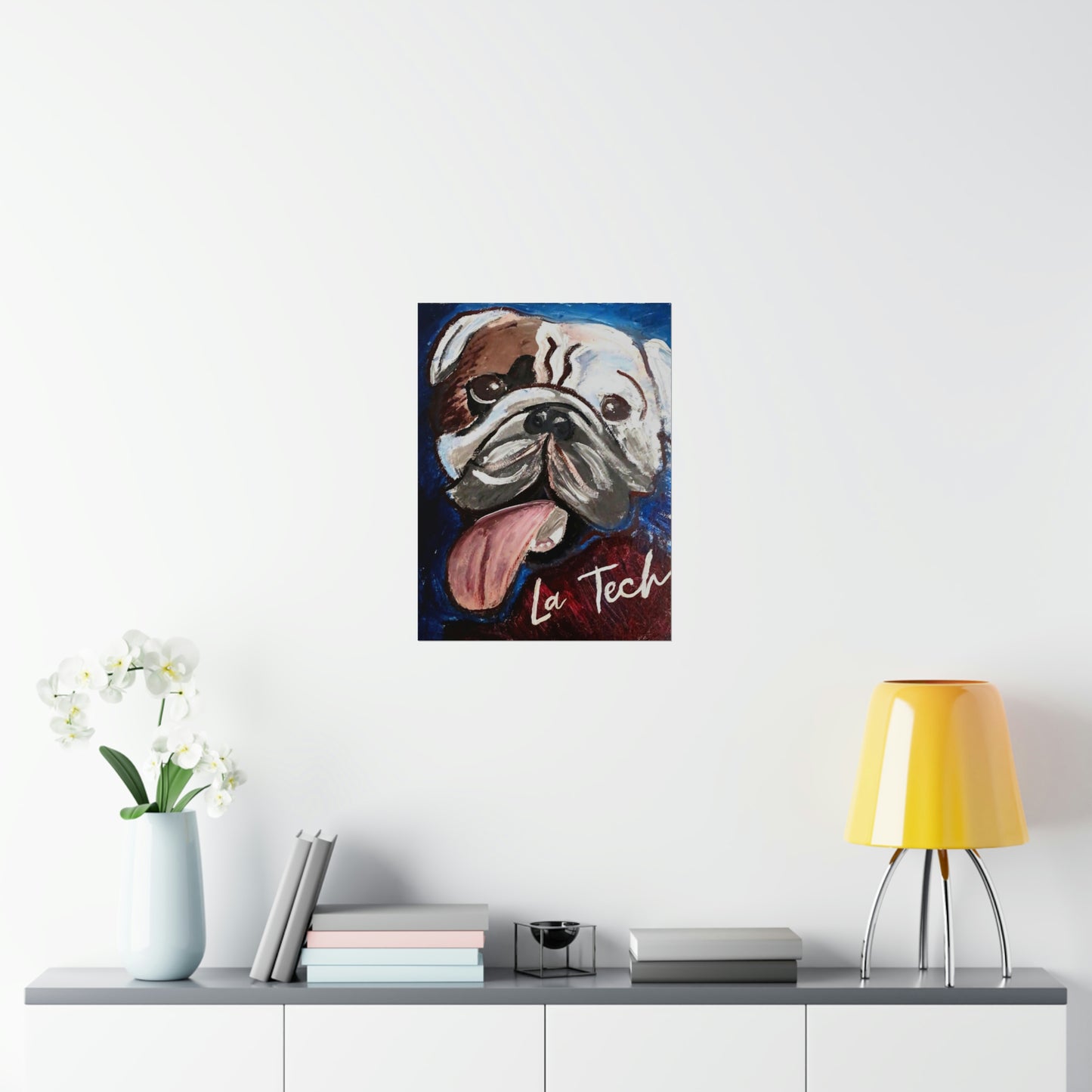 La Tech Bulldog Matte Poster