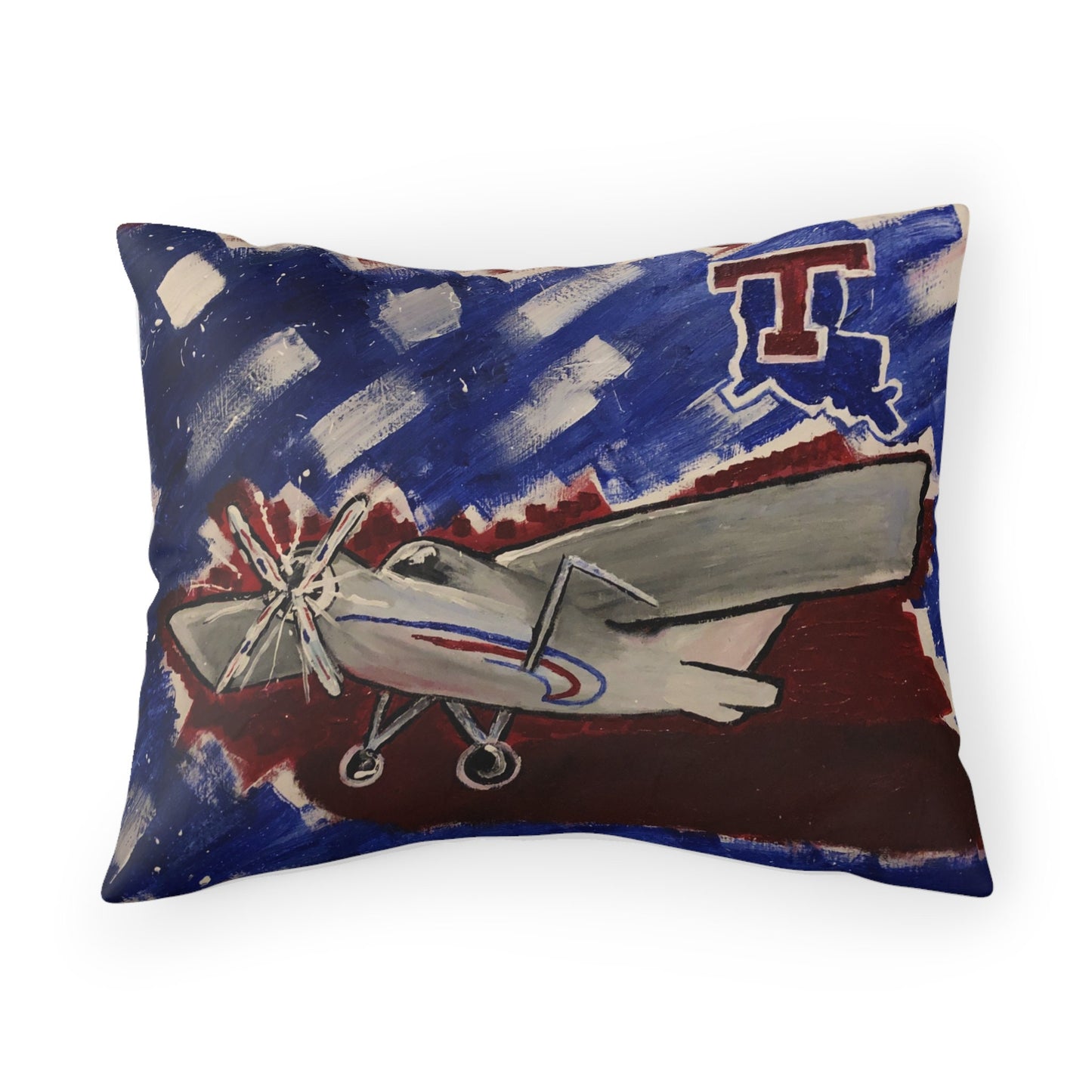 LA Tech Aviation Pillow Sham